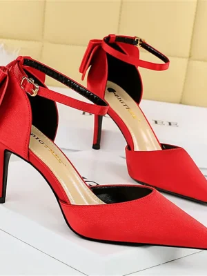 Women Summer 8cm 10cm High Heels Elegant Sandals Lady