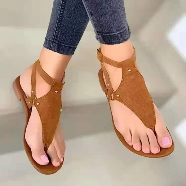 Women's Sandals Summer Beach Flip-flop Sandals Casual Flats Shoes Fashion