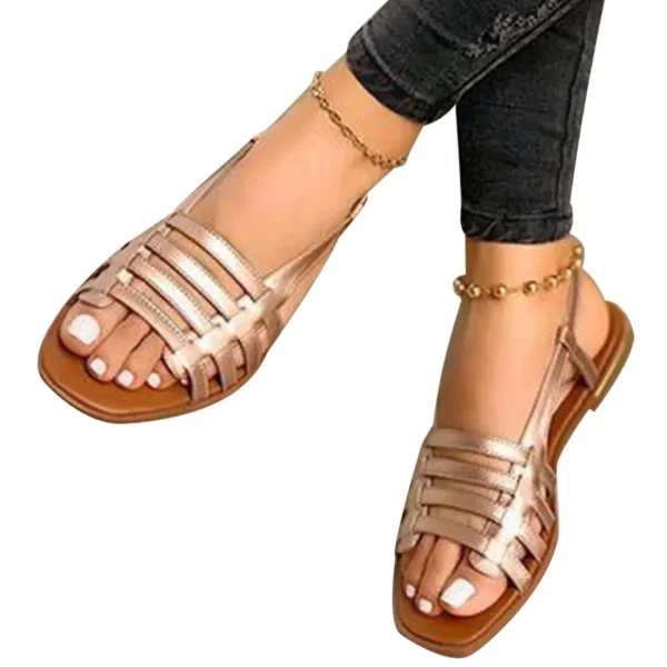 Women Sandals Woman Summer Hollow Out Roman Shoes 2024 - Image 3