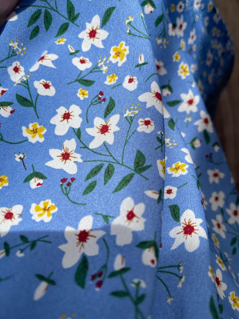 Summer Women Maxi Dresses Casual Full Sleeve Floral Printed O-neck - Image 9