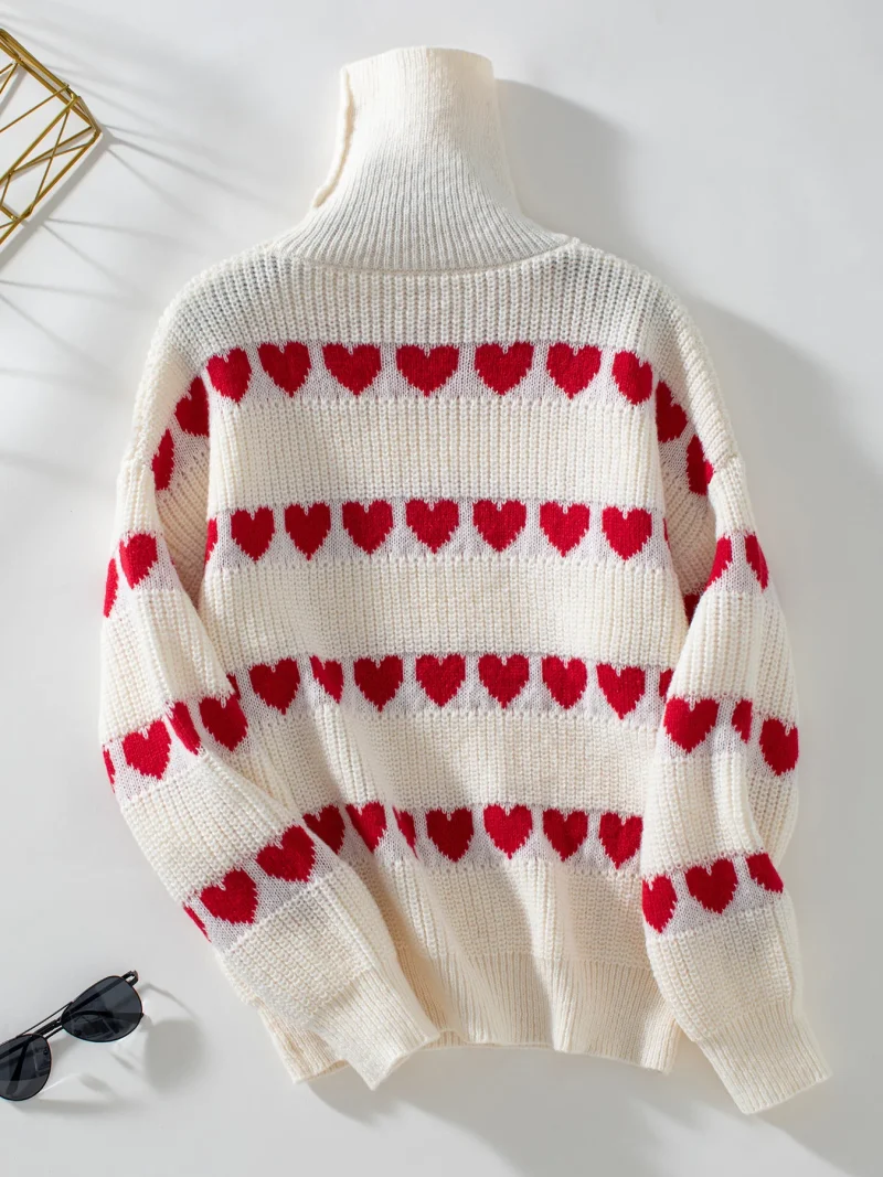 Turtleneck Pullover Sweater For Women 2024 - Image 13