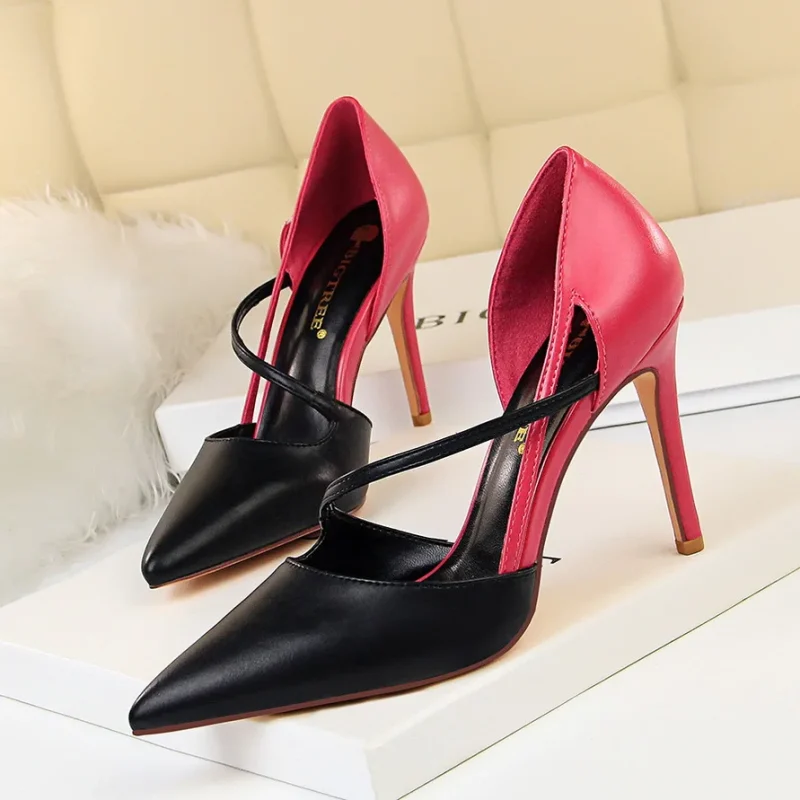 Summer Women 9.5cm High Heels Sandals Nightclub Stripper - Image 13