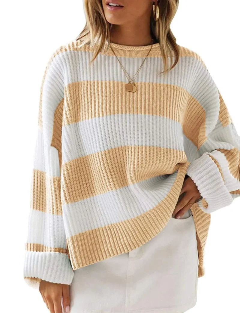 Winter Fashion Sweaters Long Sleeve Knit Jumper - Image 21