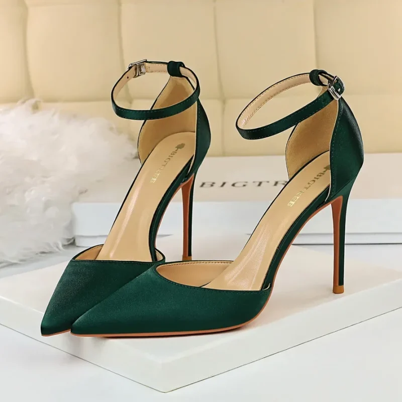 Summer Women 10cm High Heels Sandals Lady Wedding - Image 10