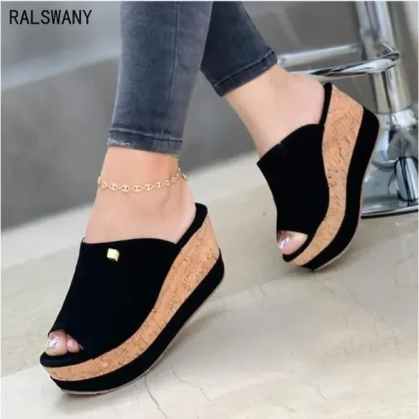 Women Fashion Large Flat Sandals Zapatos De Mujer in 2024