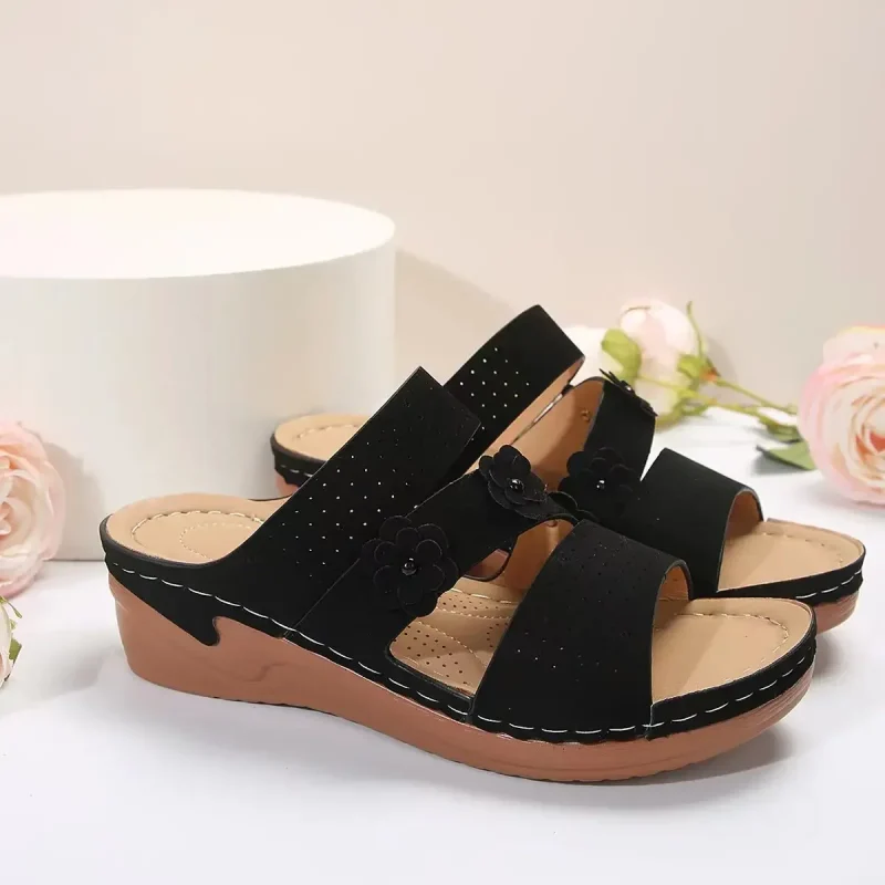 Summer Women Wedges Sandals Premium Orthopedic Open Toe Sandals - Image 5