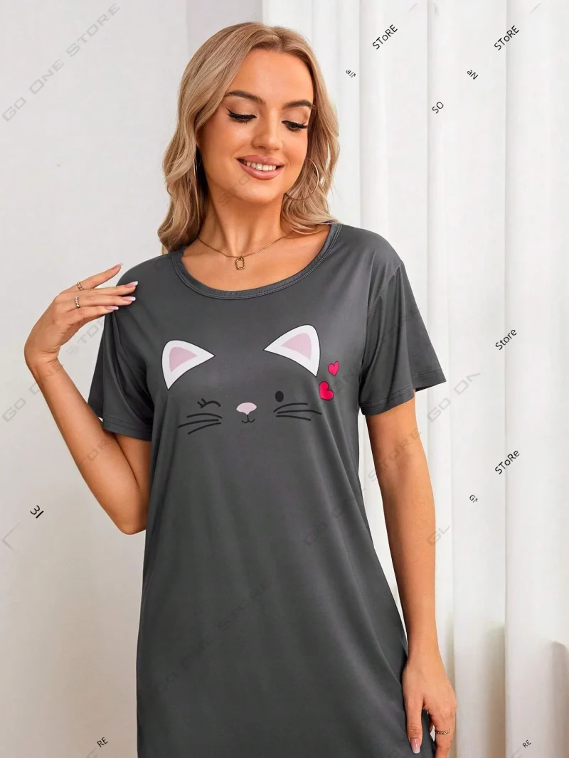 Girls' Hostel Nightgowns Summer Home Women's Nightgowns
