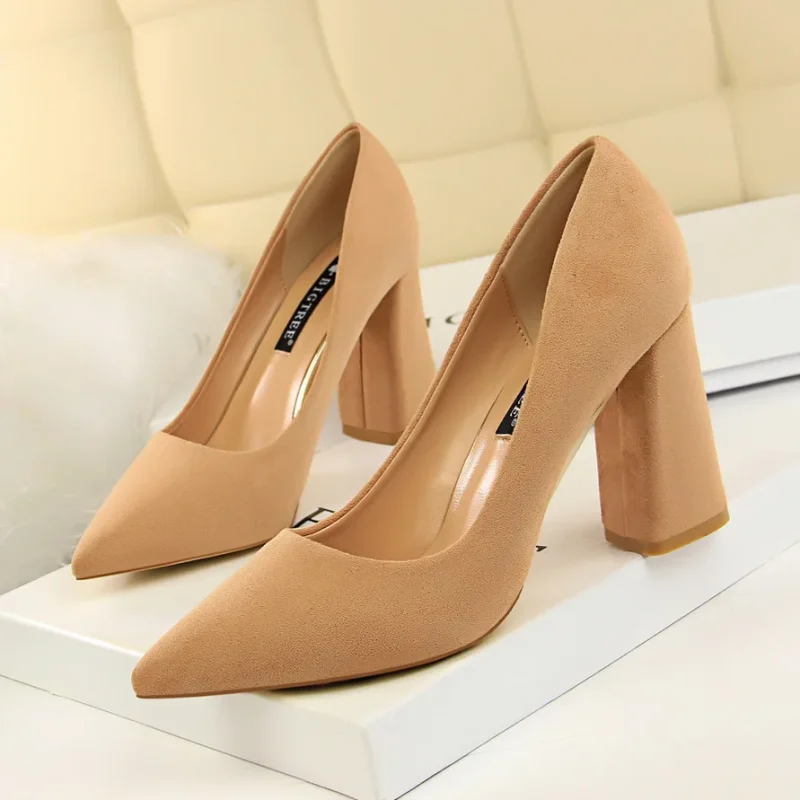 Summer Women 8.5cm High Heels Pumps Escarpins Elegant Sweet Lady - Image 2