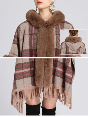 Women Winter Imitation Rabbit Fur Cardigans Coats Batwing Sleeve