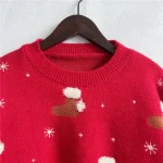 Christmas Sweater Female Casual Knitted Pullover - Image 3