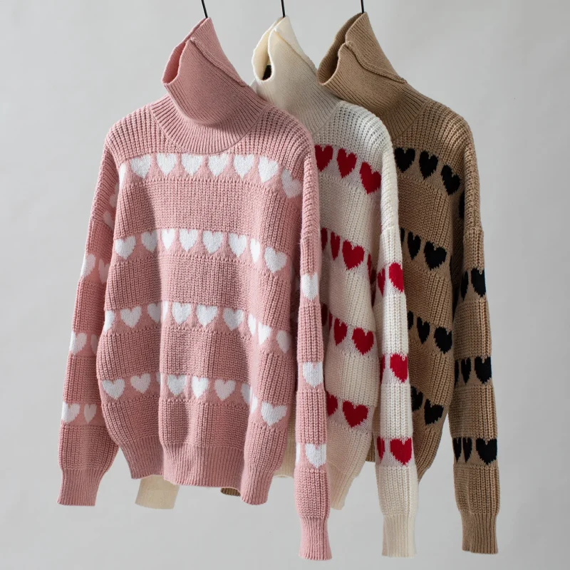 Turtleneck Pullover Sweater For Women 2024 - Image 11