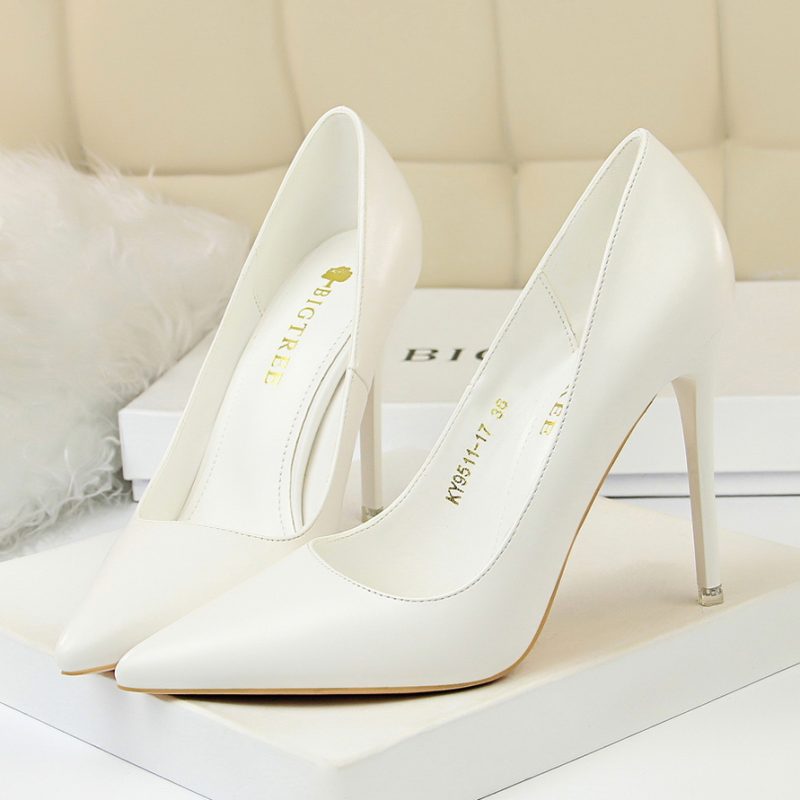 Women 7.5cm 10.5cm High Heels Pumps Lady Wedding Bridal - Image 18