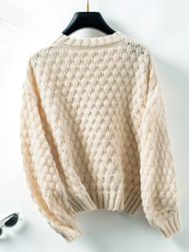 Winter Twisted Knit Sweater Women Streetwear Fashion - Image 14