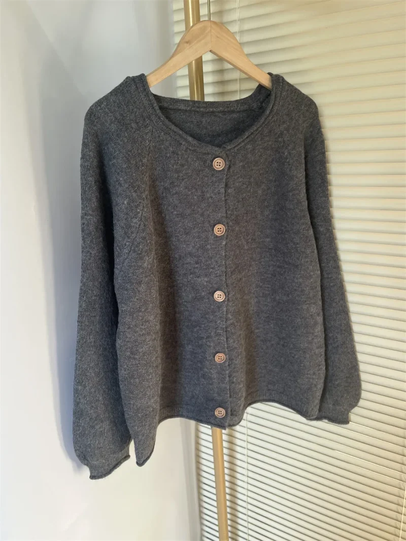 Long Sleeve Cardigan Women Korean Fashion Casual Sweaters - Image 9