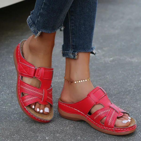 Women Wedge Sandals Premium Orthopedic Open Toe Sandals