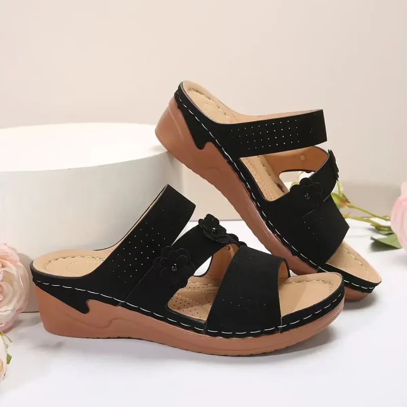 Summer Women Wedges Sandals Premium Orthopedic Open Toe Sandals - Image 11