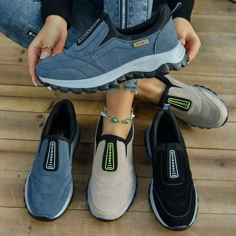 Outdoor Thick Sole Non-Slip Sports Sneakers Mens Fashion Running Walking Shoes - Image 4