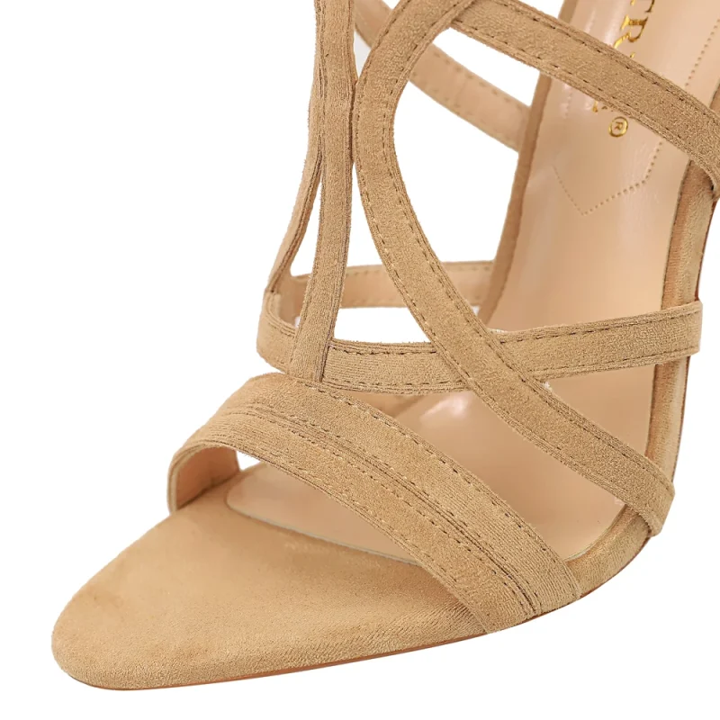 Women Gladiator Heels Sandals Fetish 11cm High Heels Boots - Image 11