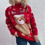 Christmas Sweater Women 2024 Autumn Winter Fashion Snowman
