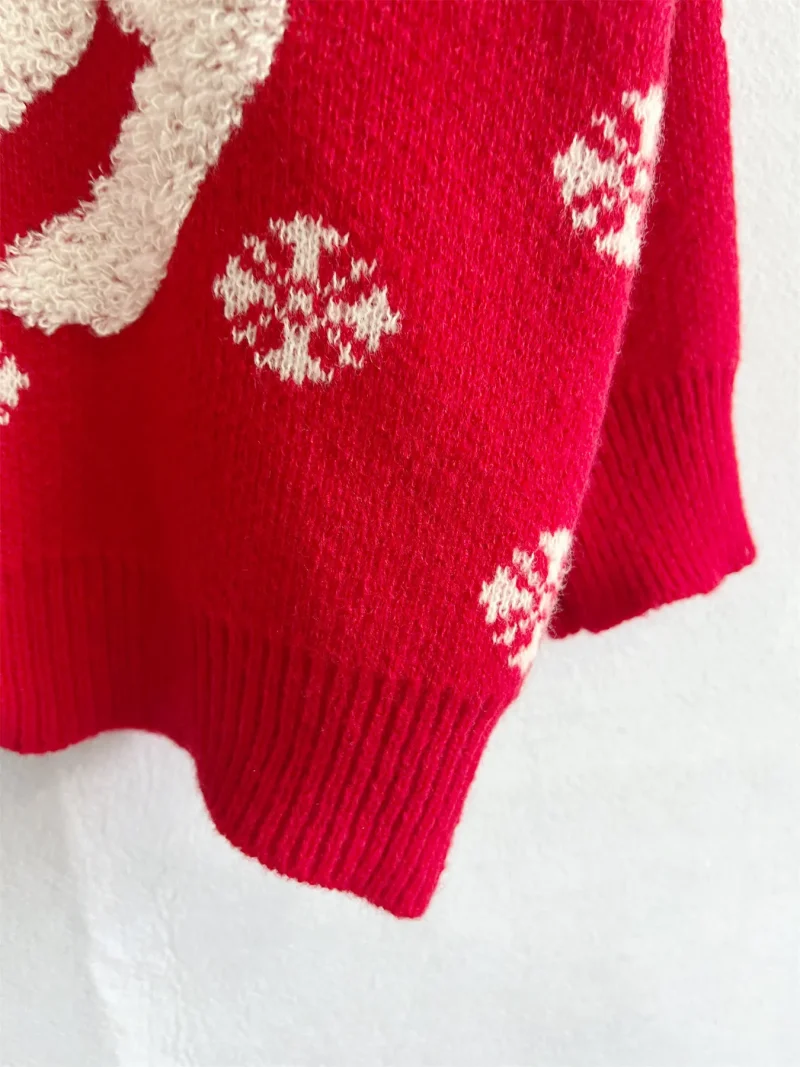 Christmas Sweater O Neck Pullover Women 2023 Autumn - Image 9