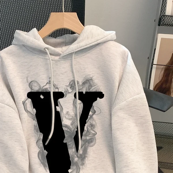 Winter Hooded Sweatshirt For Women Loose Fitting High Street - Image 5