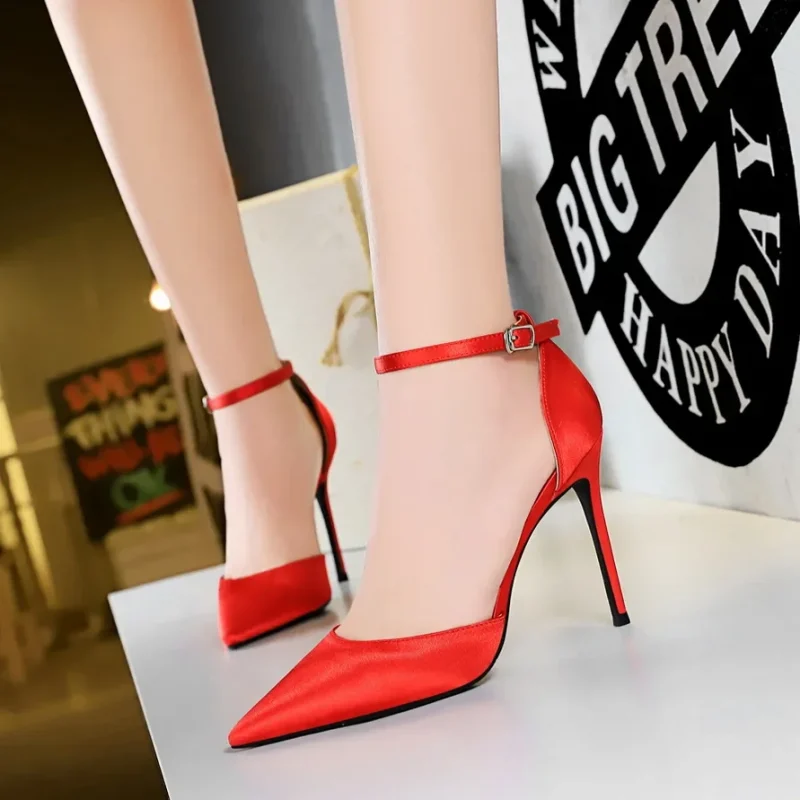 Summer Women 10cm High Heels Sandals Lady Wedding - Image 13