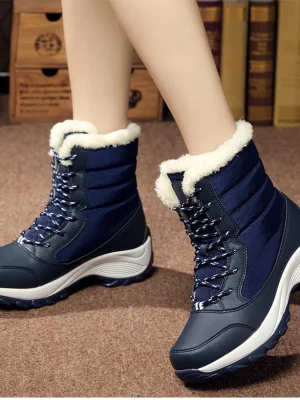 Women Boots Lightweight Heels Winter Boots Platform Ankle