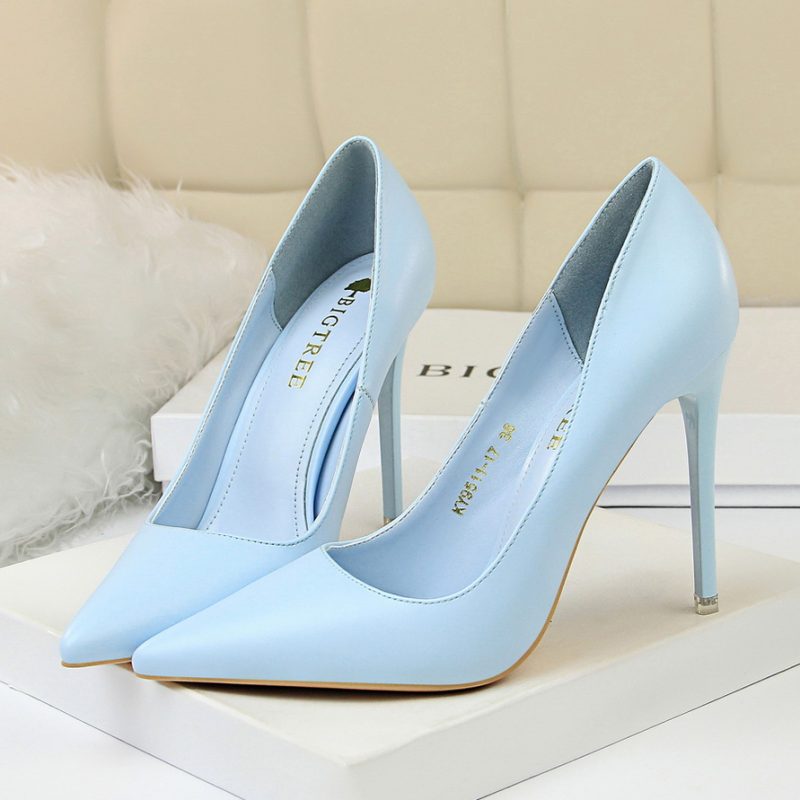 Women 7.5cm 10.5cm High Heels Pumps Lady Wedding Bridal - Image 20