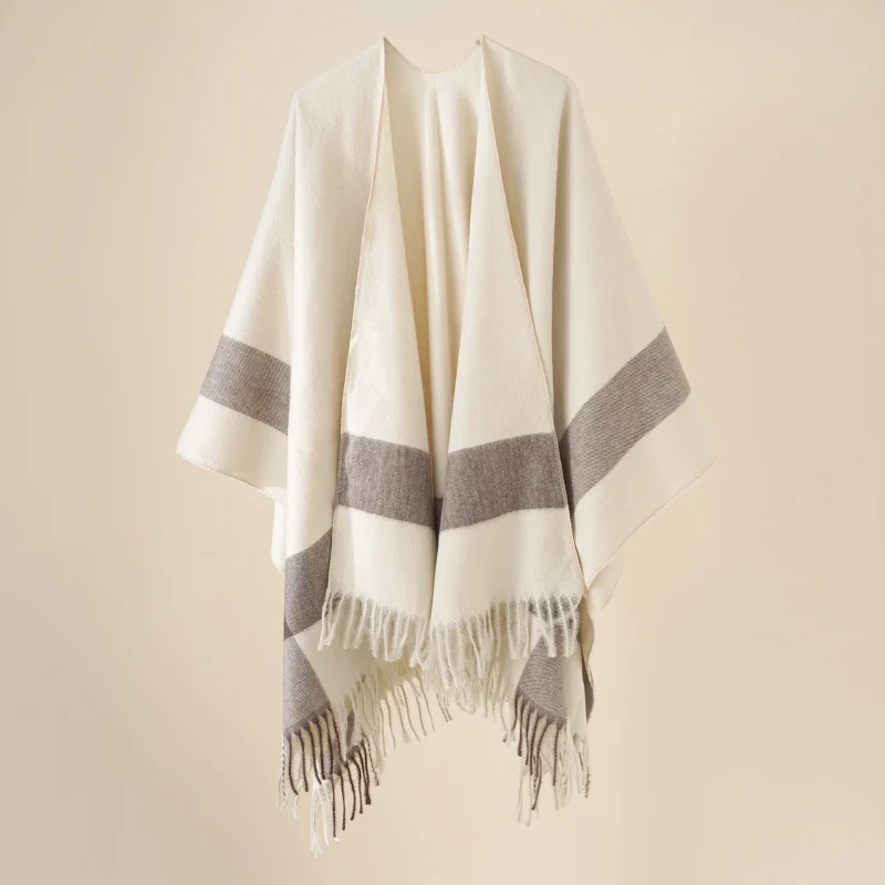Winter Fashion Plaid Tassel Shawl Women Fashion - Image 15