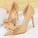 Women 10.5cm High Heels Satin Silk Butterfly Knot Purple Pumps