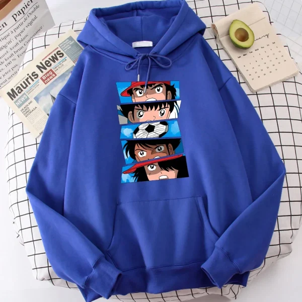 Captain Tsubasa Taro Misaki Printed Sweatshirt Men's Street Hoodie - Image 6