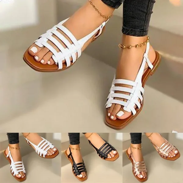 Women Sandals Woman Summer Hollow Out Roman Shoes 2024 - Image 5