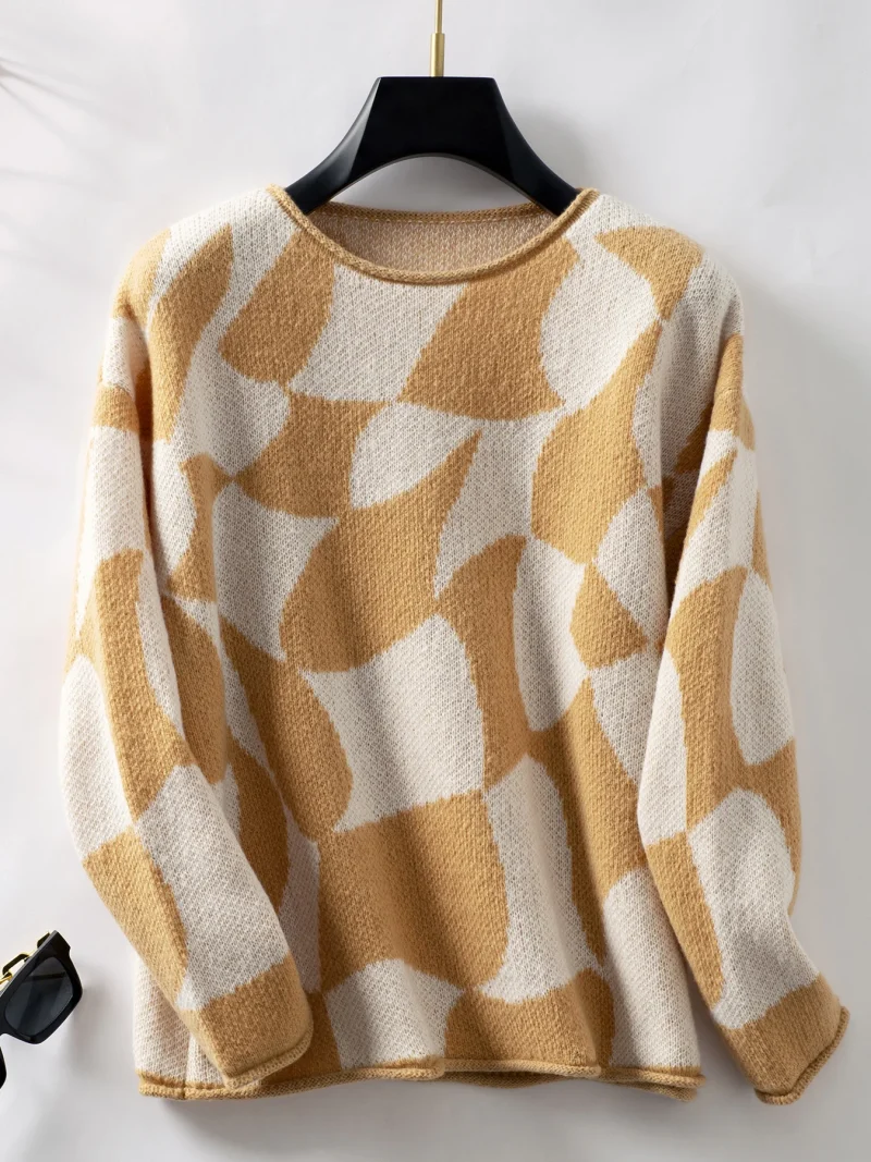 Winter Fashion Loose Long Sleeve Casual Knitted Sweaters - Image 15