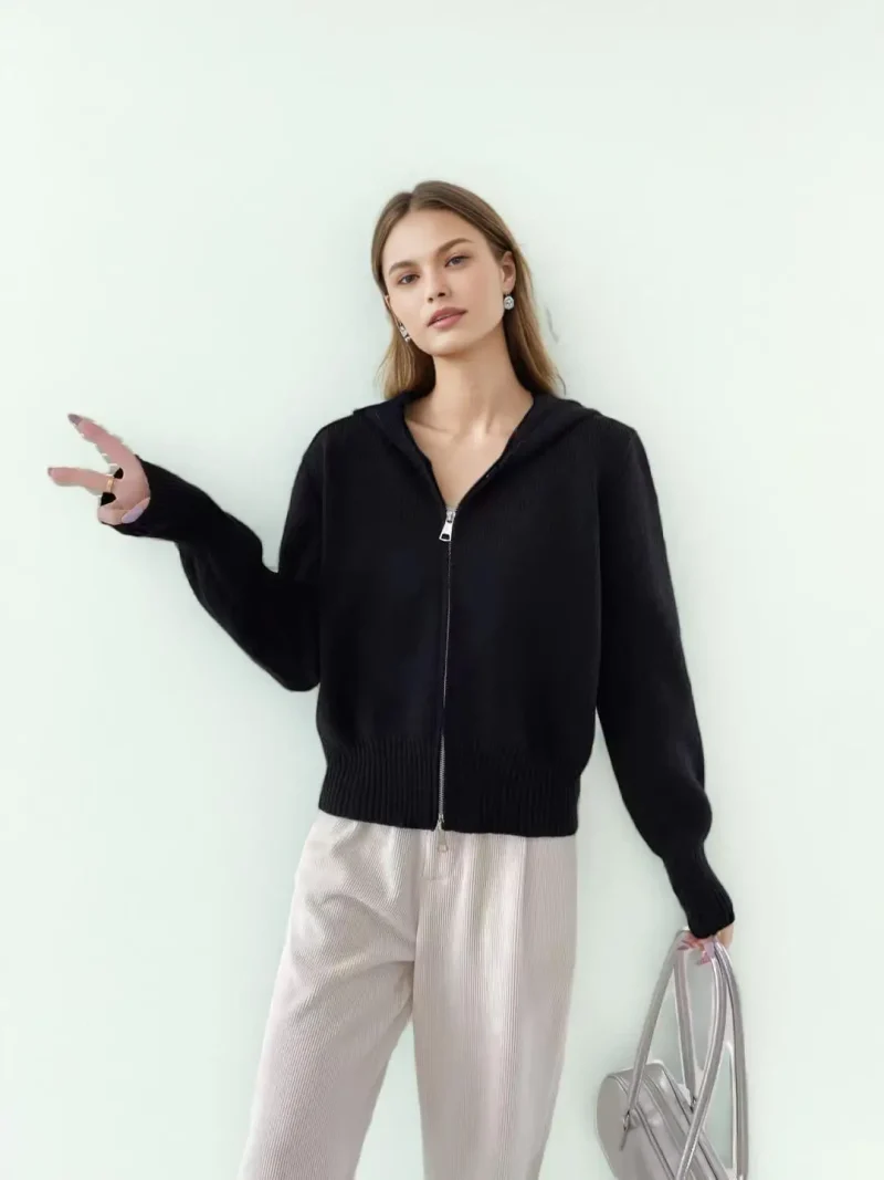 Knit Cardigan Outerwear Women Fashion Sweater Coat 2024 - Image 10