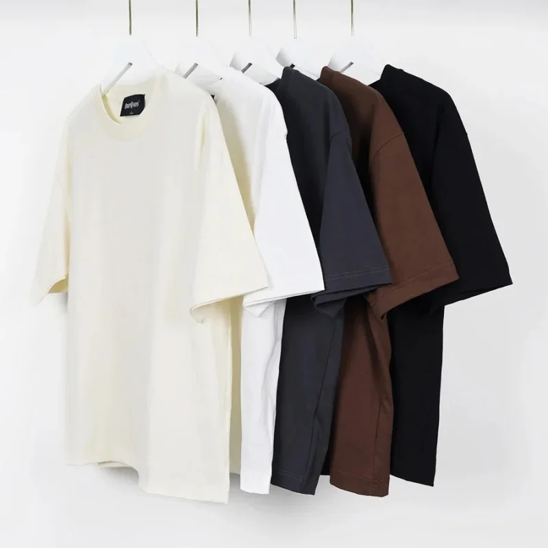 Women's T-shirts Korean Harajuku Street Casual Solid Color Cotton Shirt