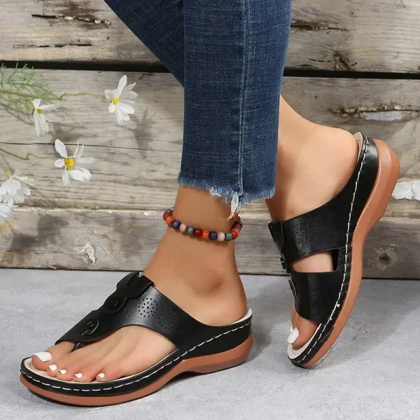 Women Sandals Summer Women Shoes Peep Toe Shoes Woman Light Slippers - Image 3