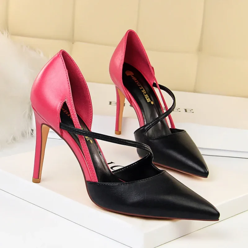 Summer Women 9.5cm High Heels Sandals Nightclub Stripper - Image 14