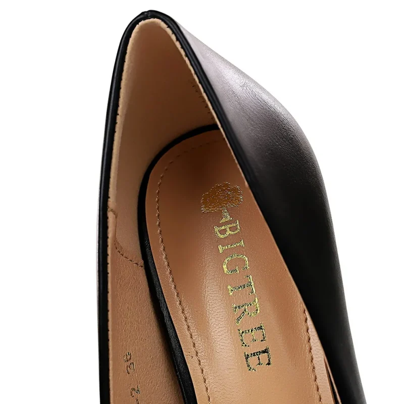 Women 7.5cm 10.5cm High Heels Studded Rivets Pumps Lady - Image 11