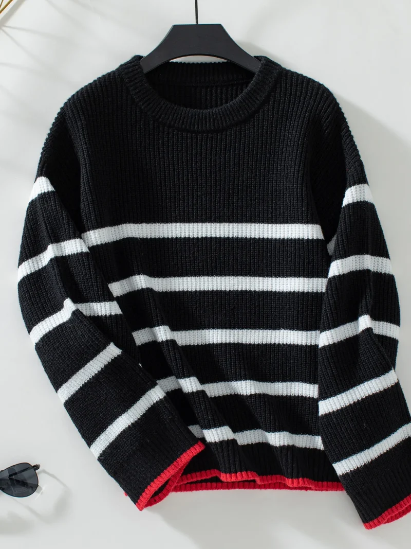 Long Sleeve Knitted Sweater Women  Winter Fashion - Image 14