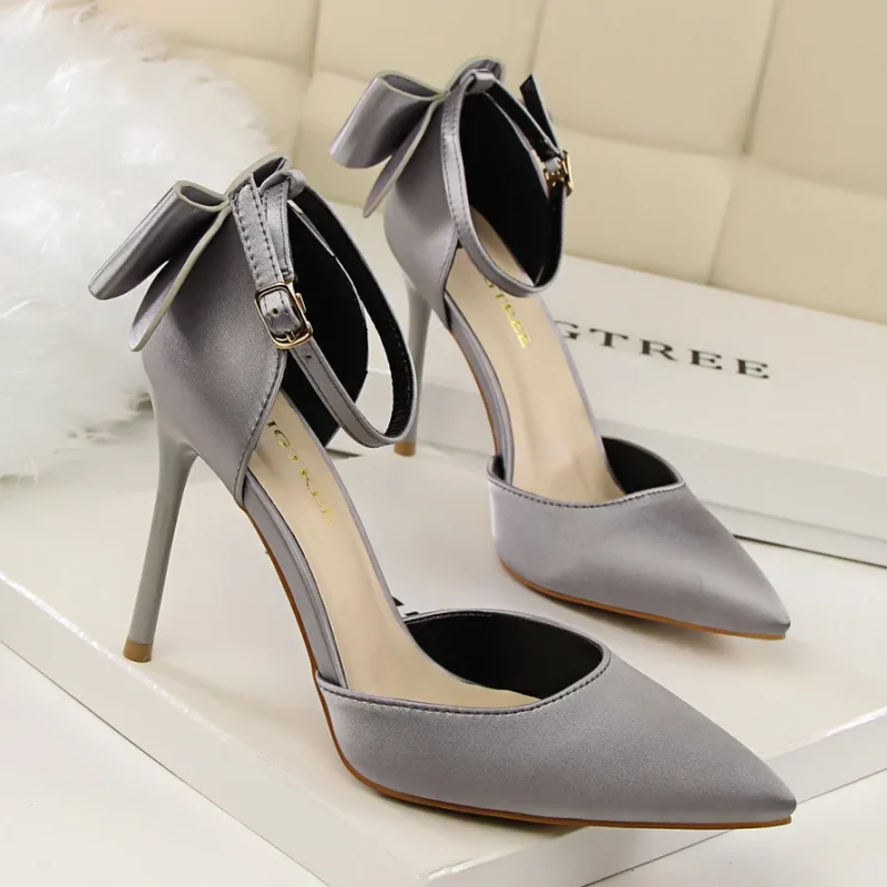 Women Summer 8cm 10cm High Heels Elegant Sandals Lady - Image 27