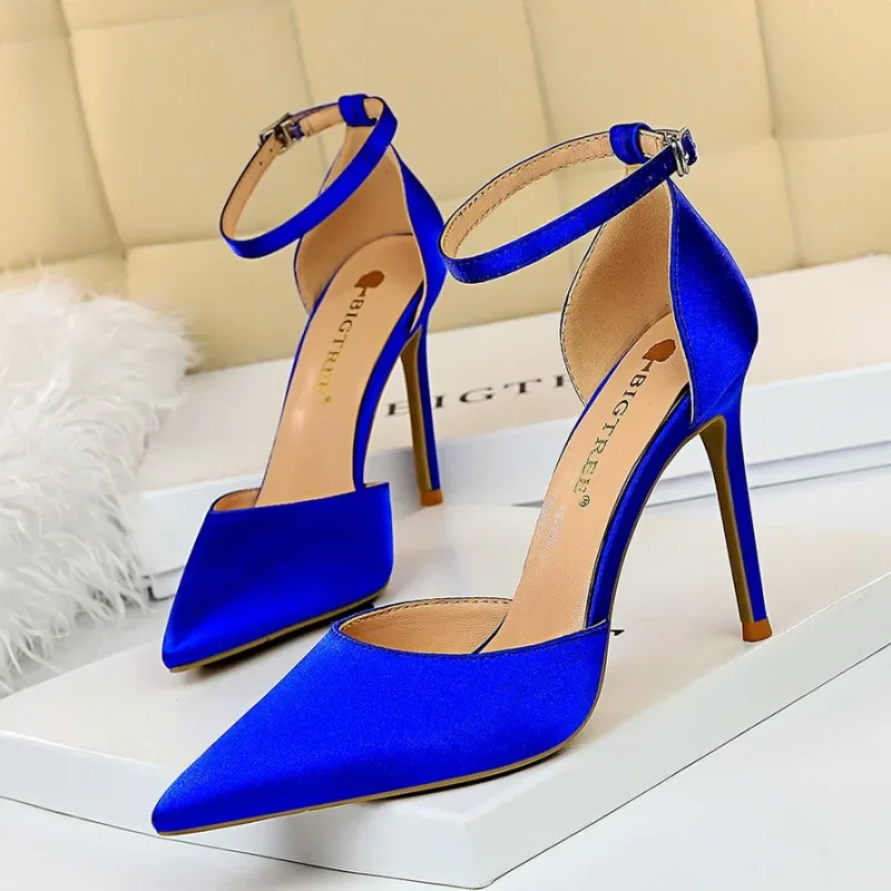 Summer Women 10cm High Heels Sandals Lady Wedding - Image 2