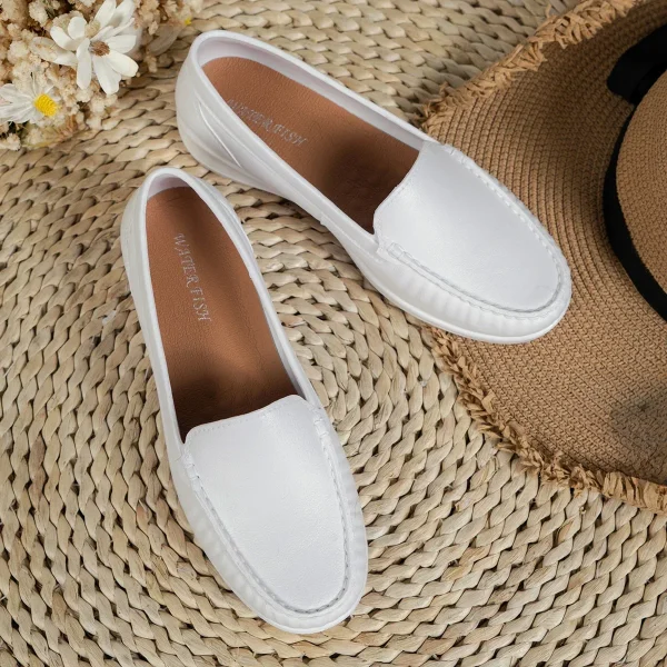 Autumn Casual Fashion Round Toe Flat Solid Color Comfortable - Image 8