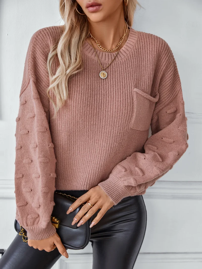 Women's Knitted Sweater Autumn - Image 7