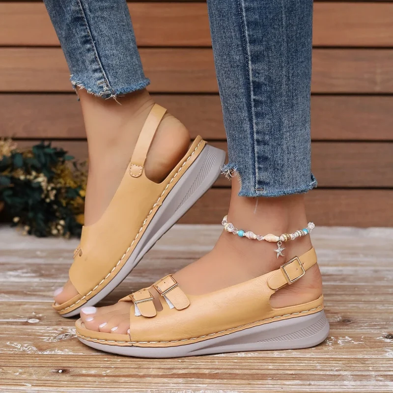 Women's Wedge Sandals Summer Large Size Women's Shoes - Image 4