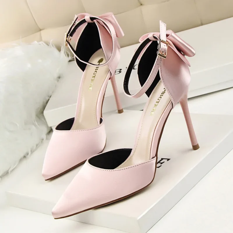 Women Summer 8cm 10cm High Heels Elegant Sandals Lady - Image 24