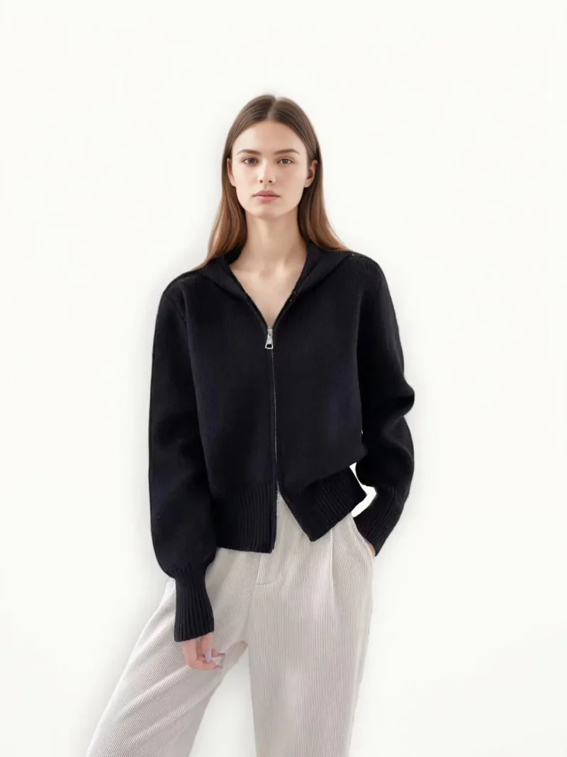 Knit Cardigan Outerwear Women Fashion Sweater Coat 2024 - Image 11