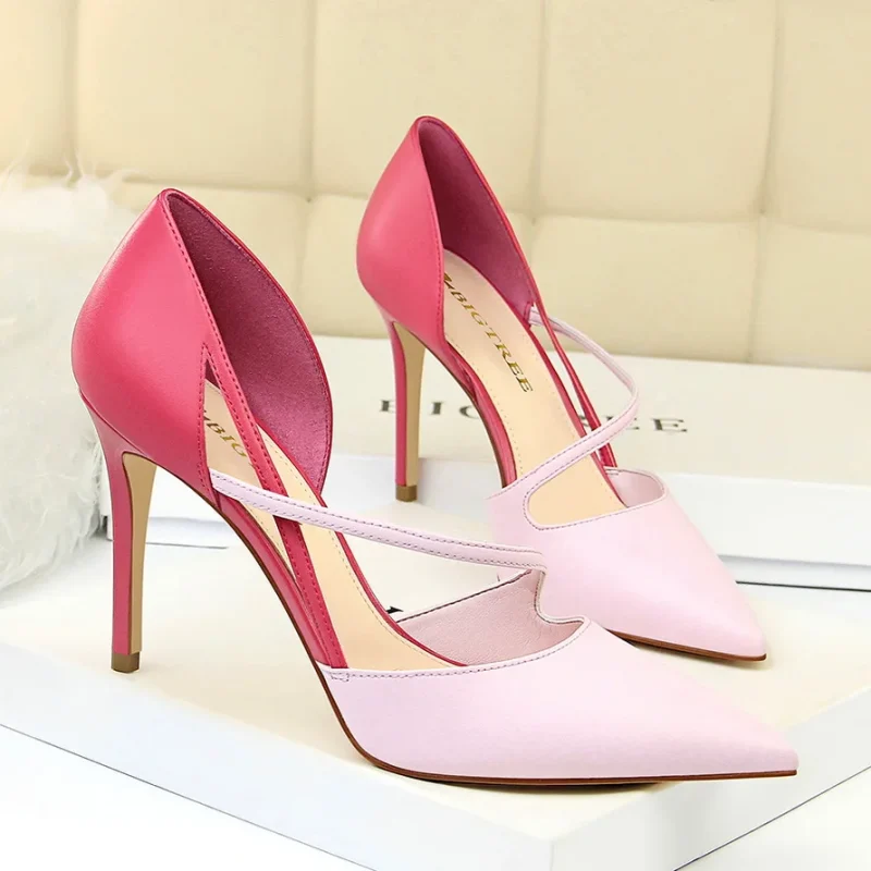 Summer Women 9.5cm High Heels Sandals Nightclub Stripper