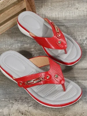 Women 2024 Summer Wedges Clip Toe Sandals Outdoor Slippers Casual Ladies