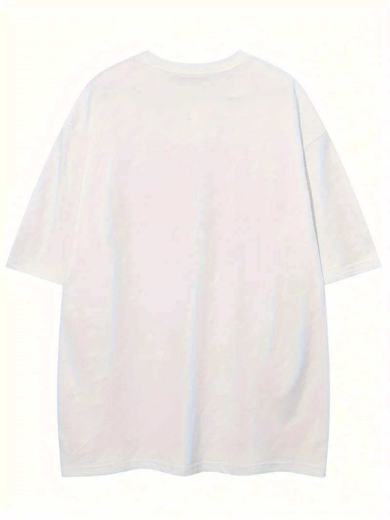 Women Fashion Cotton Short Sleeve Round Neck T-Shirt Hip Hop Top - Image 3