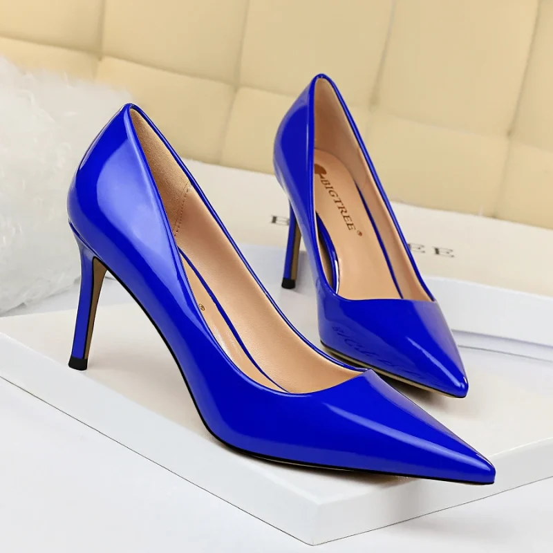 Women 8.5cm High Heels Scarpins Pumps Lady - Image 3